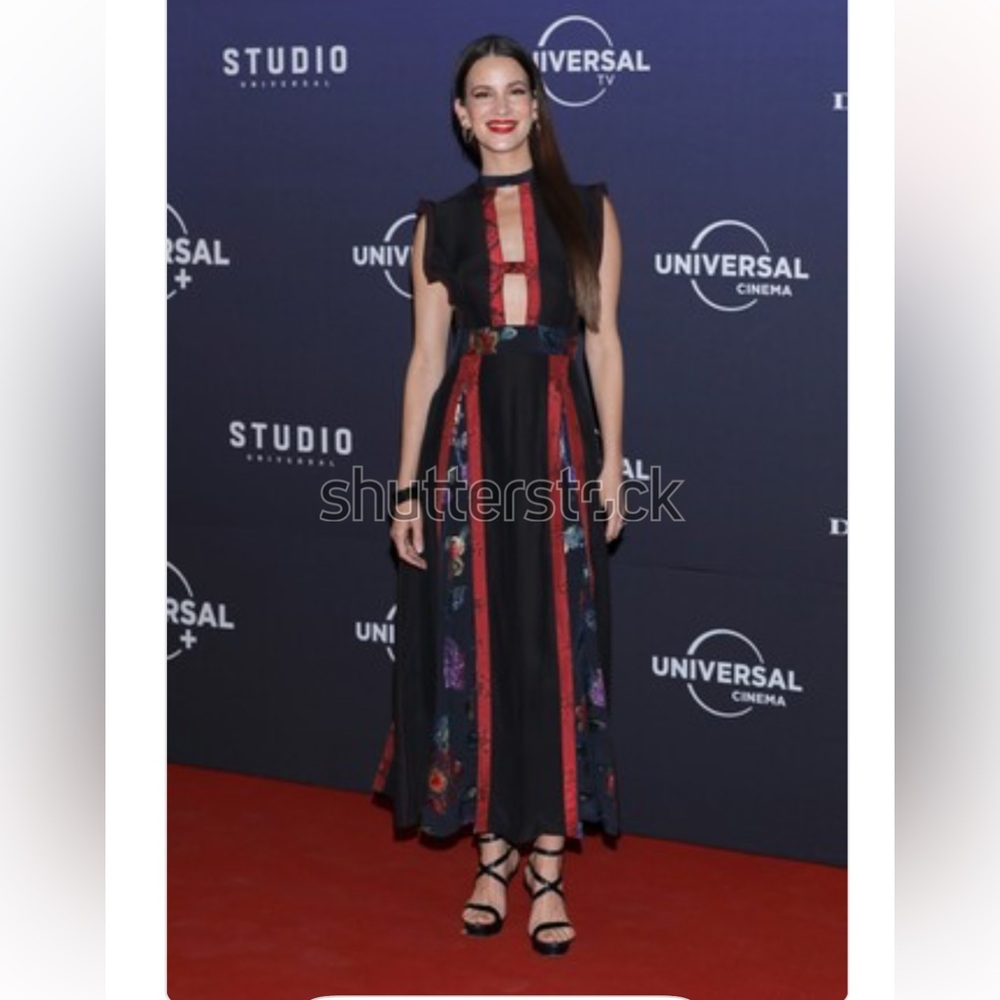 BURBERRY
Prorsum Black And Multicolor
Silk Pleated Dress IT 44